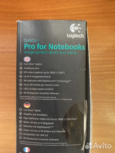 Logitech QuickCam Pro for Notebook (C905)