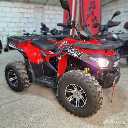 Электроквадроцикл White Siberia Sneg PRO MAX 6000W