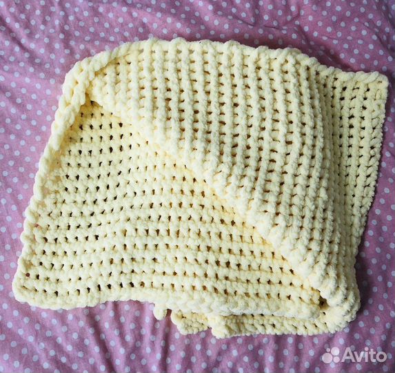 Плед детский плюшевый 85*105