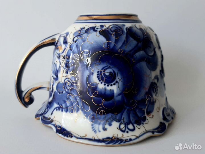 Чайная пара Гжель