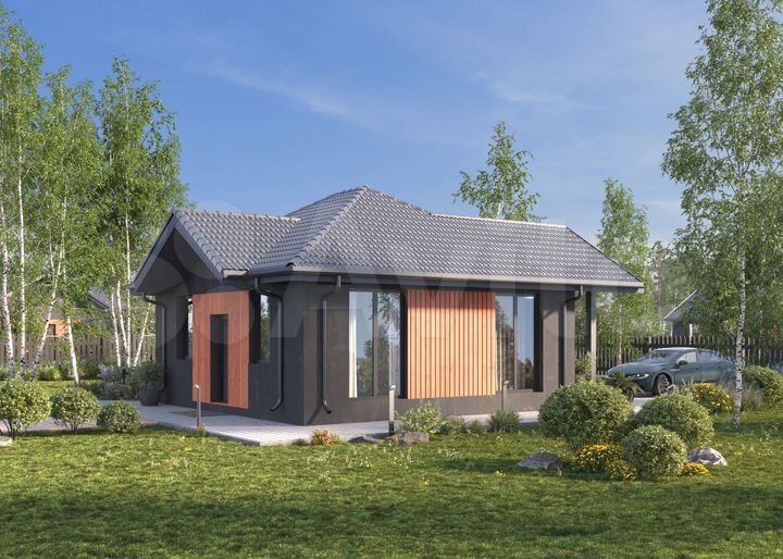 Дом 60 м² на участке 10 сот.