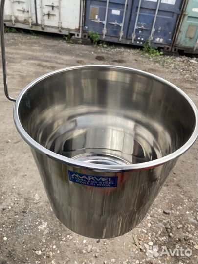 Ведро из нержавеющей стали 12 л