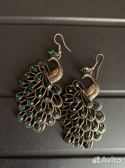 Серьги, колье, кольцо