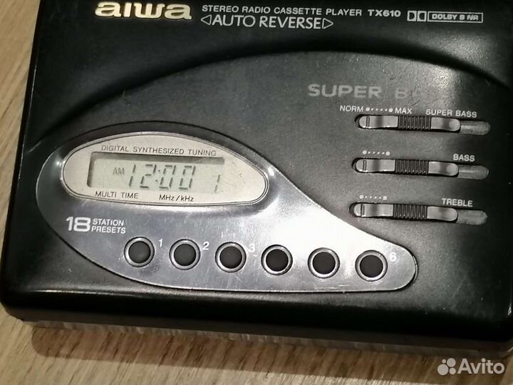 Кассетный радиоплеер Aiwa TX 610 stereo radio
