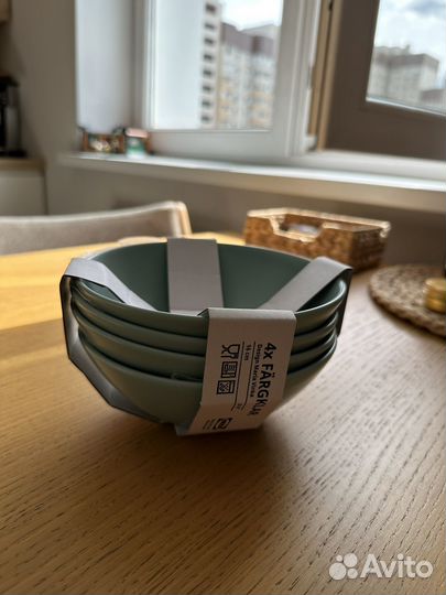 Посуда IKEA тарелки fargklar