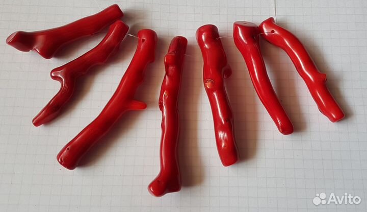 Натуральный коралл бусины