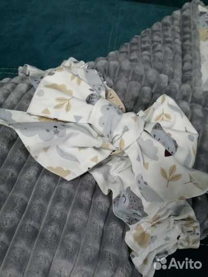 Конверт одеяло на выписку для новорожденного