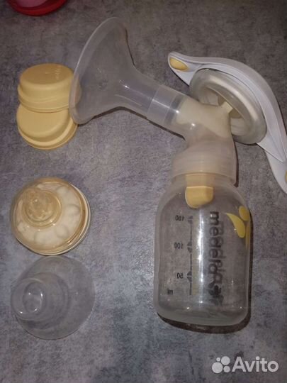 Молокоотсос medela руч, баночки д/замораж. молока