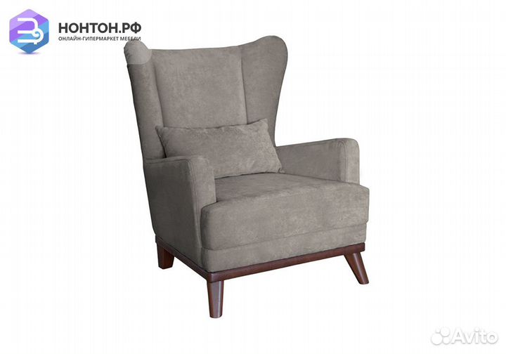 Кресло Оскар светло-серое