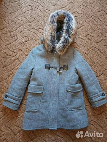 Пальто для девочки zara