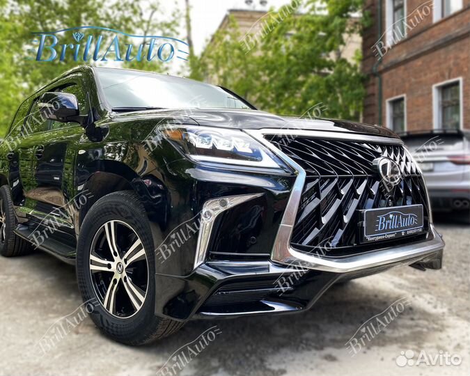 Рестайлинг Lexus LX 07-15 обвес, бампер и решетка