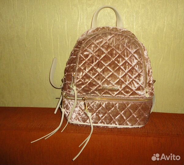 Рюкзак Love Republic бархатный розовый