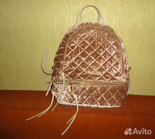 Рюкзак Love Republic бархатный розовый