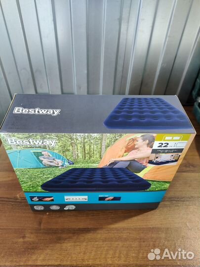 Надувной матрас 2,03*1,52*22см