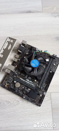 Комплект asus prime H310M-R R2.0 + G5400