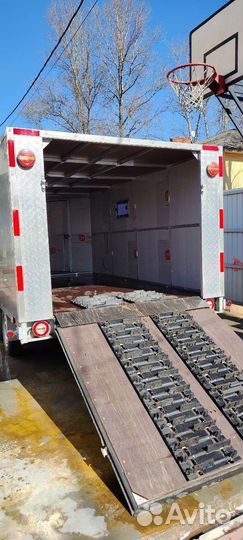 Прицеп легковой двухосный для снегохода