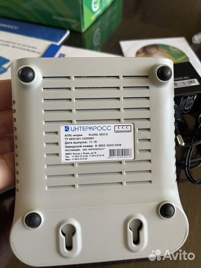 Adsl модем icxdsl 5633 E