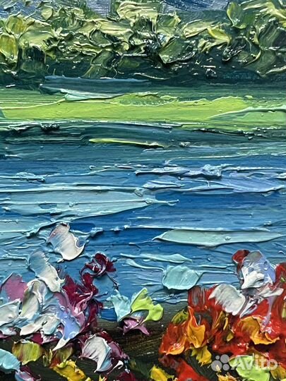 Картина маслом Горный пейзаж