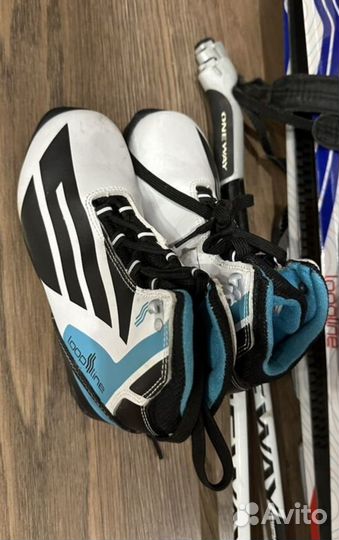 Лыжи беговые с ботинками