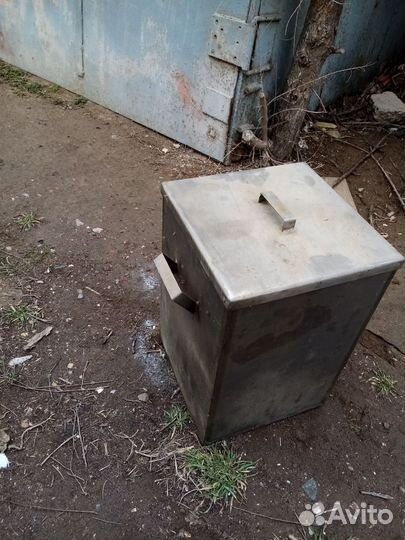 Коптильня горячего копчения из нержавейки