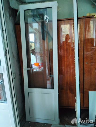 Дверная коробка балконная , дверь балконная стекло