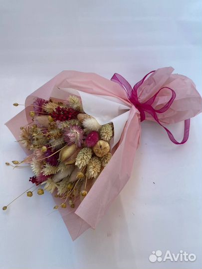 Букеты сухоцветы