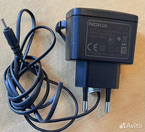 Зарядное устройство для Nokia AC-3E (оригинал)