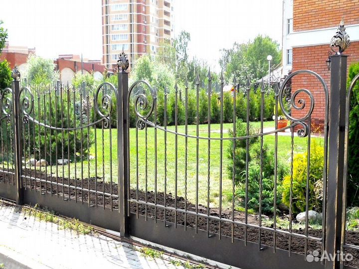 Кованый забор