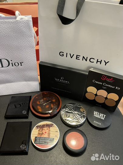 Пудра и тени люкс