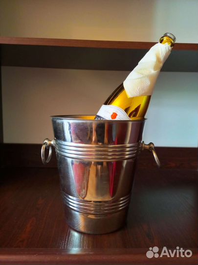 Ведро для льда, шампанского СССР Мельхиор