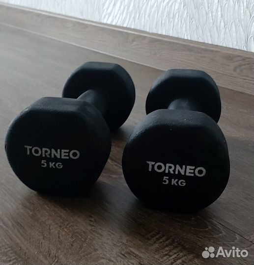 Гантели torneo 10 кг