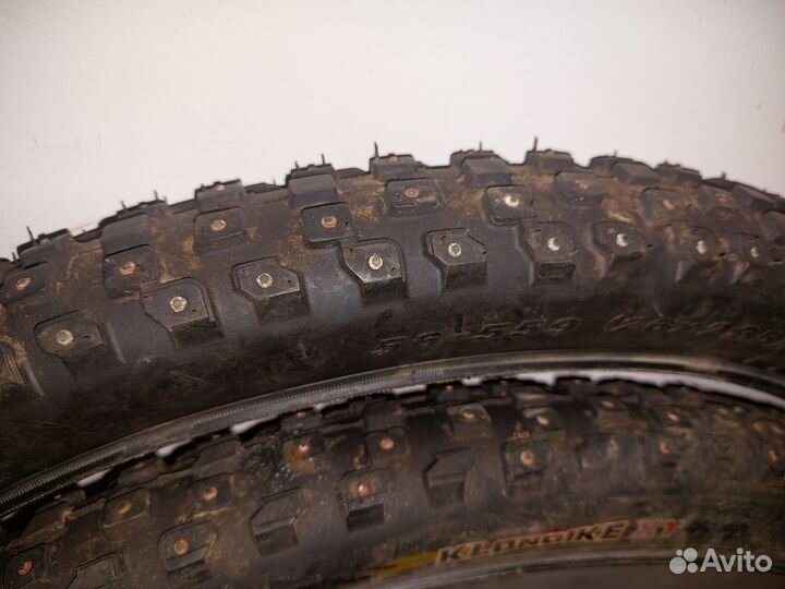 Покрышки зимние шипованные для вело Kenda klondike