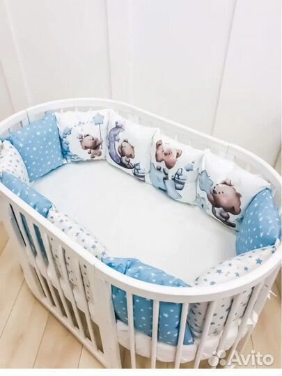 Бортики в детскую кроватку