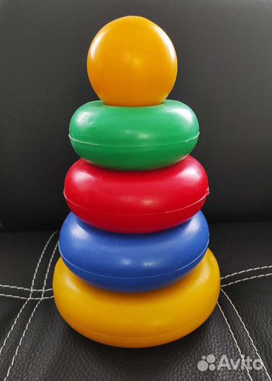 Пирамидка 25 см (6 деталей)