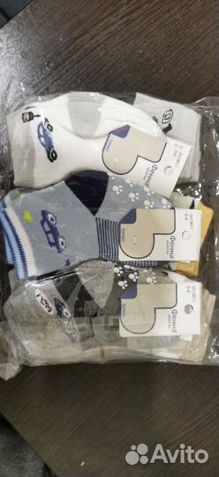 Термо носки для малыша 12 пар