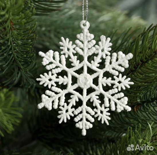 Новогоднее елочное украшение «Снежинка»