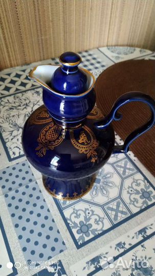 Кувшин фарфор кобальт