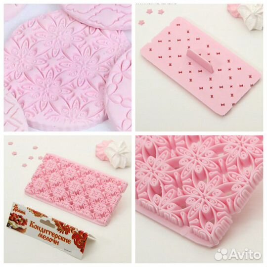 Фактурный оттиск печать(тесто, мастика, глина)