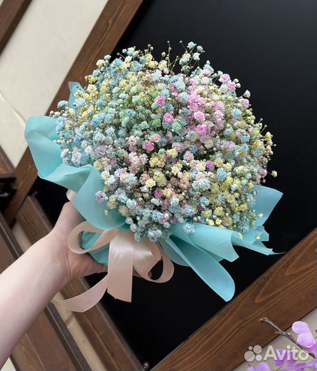 Букет из гипсофилы (комплимент )