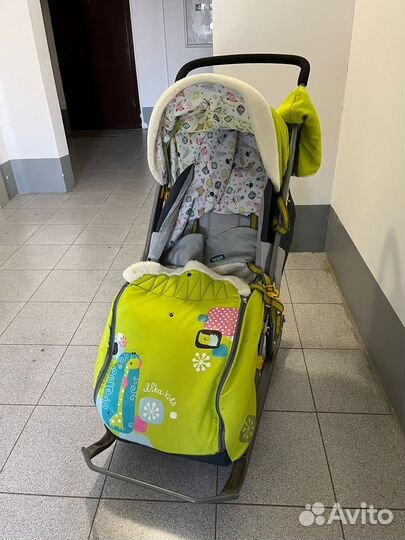 Коляска санки ника