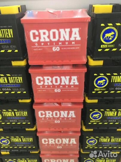 Crona 60Ач, Пусковой-500А