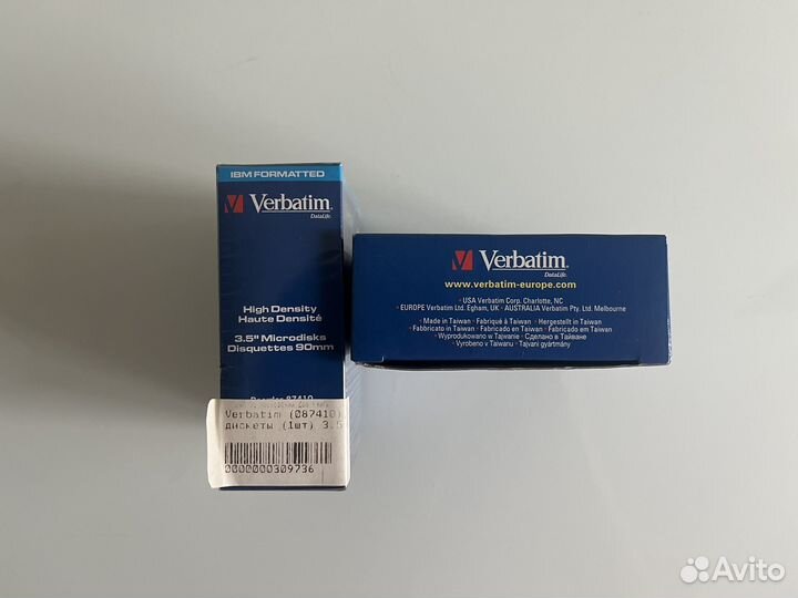 Дискеты 3.5 Verbatim 1.44MB 19 штук новые