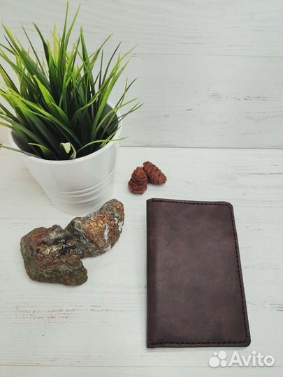 Обложка для паспорта из натуральной кожи