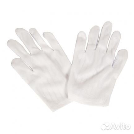 Перчатки антистатические (белые) MY-8978 MY-8978