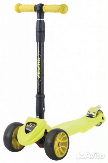 Самокат детский TT ZIG ZAG неон green
