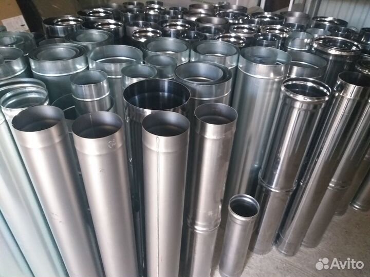 Оцинкованные трубы для вентиляции и дымохода