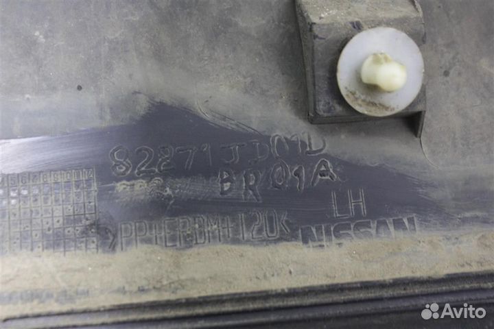 Накладка двери задней левой Nissan Qashqai J10 ре