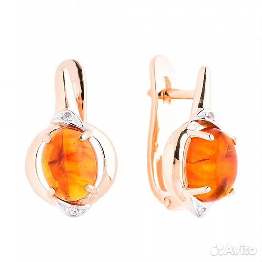 Серьги золотые