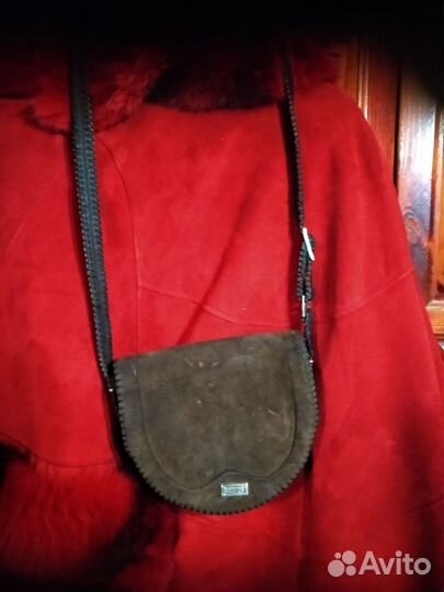 Сумка женская натуральная кожа бу