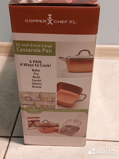 Кастрюля Copper chef xl 28x28 см